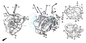 VT750DCB SHADOW SPIRIT drawing CRANKCASE