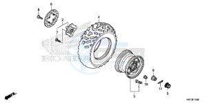 TRX420FA6G TRX420 Europe Direct - (ED) drawing FRONT WHEEL