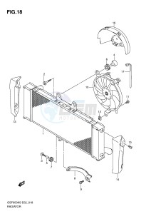 GSF650 (E2) Bandit drawing RADIATOR