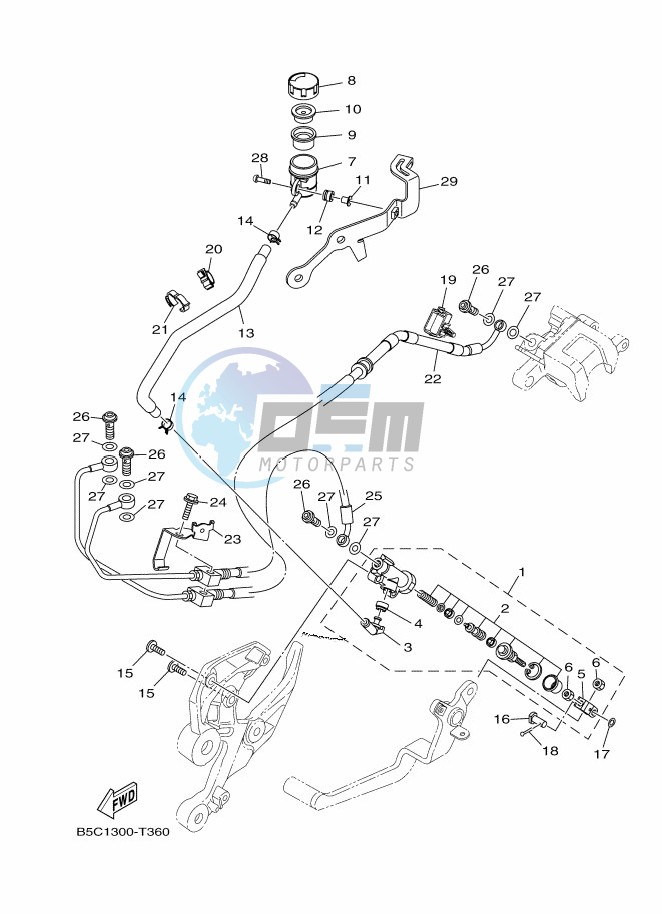 REAR MASTER CYLINDER