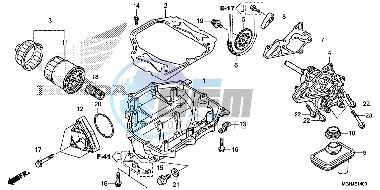 OIL PUMP (VFR1200X/XA/XL)