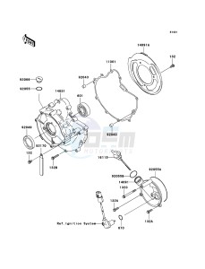 KVF360 4x4 KVF360A9F EU GB drawing Engine Cover(s)