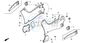 ST1100P drawing SIDE COVER