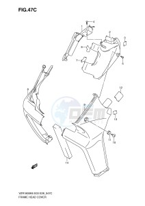 VZR1800 (E3-E28) INTRUDER drawing FRAME HEAD COVER (VZR1800K9 NK9)