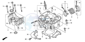 CRF150RB CRF150RB drawing CYLINDER HEAD