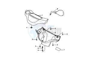 CW L BW'S 50 drawing COWLING