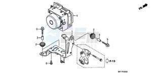 XL700VA9 Europe Direct - (ED / ABS SPC) drawing ABS MODULATOR