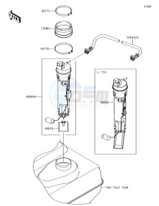 JET SKI ULTRA 310R JT1500NEF EU drawing Fuel Pump