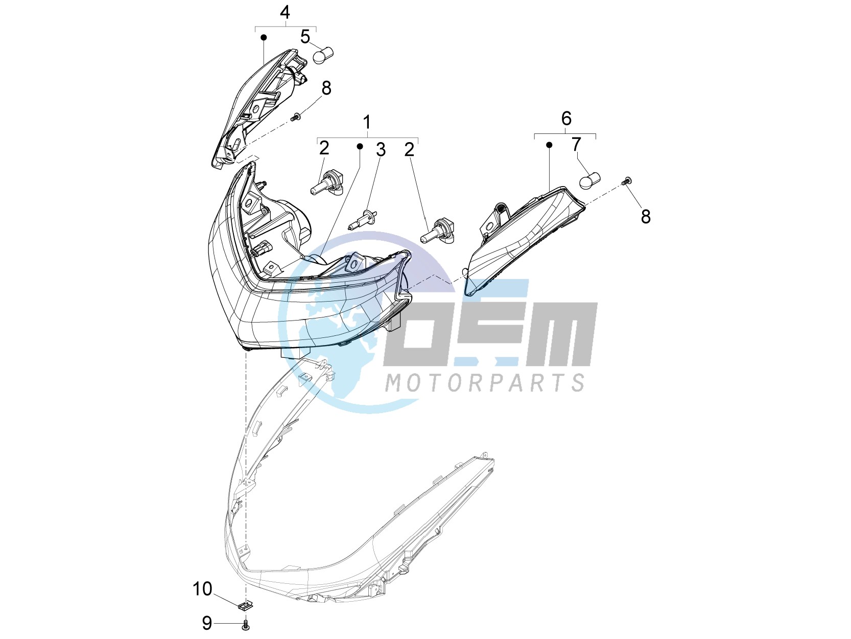 Head lamp - Turn signal lamps