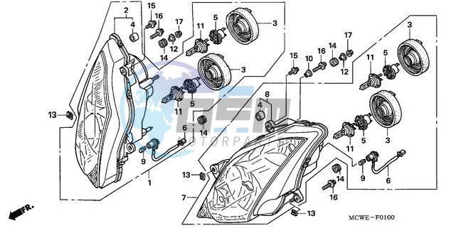 HEADLIGHT (E,ED,EK,F)