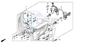 FES150 125 PANTHEON drawing HEADLIGHT (FES1257/A7)(FES1507/A7)