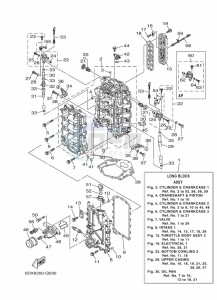 FL250GETU drawing CYLINDER--CRANKCASE-1