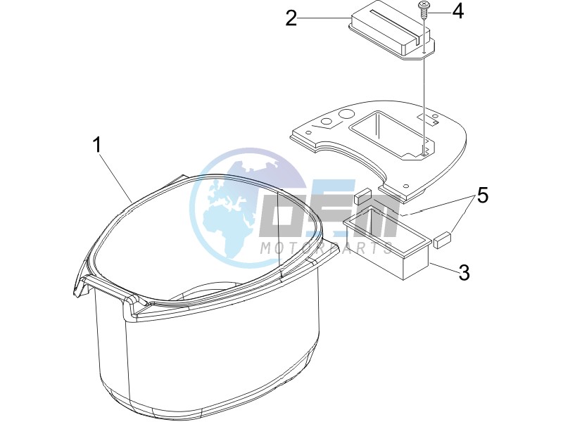 Helmet housing - Undersaddle