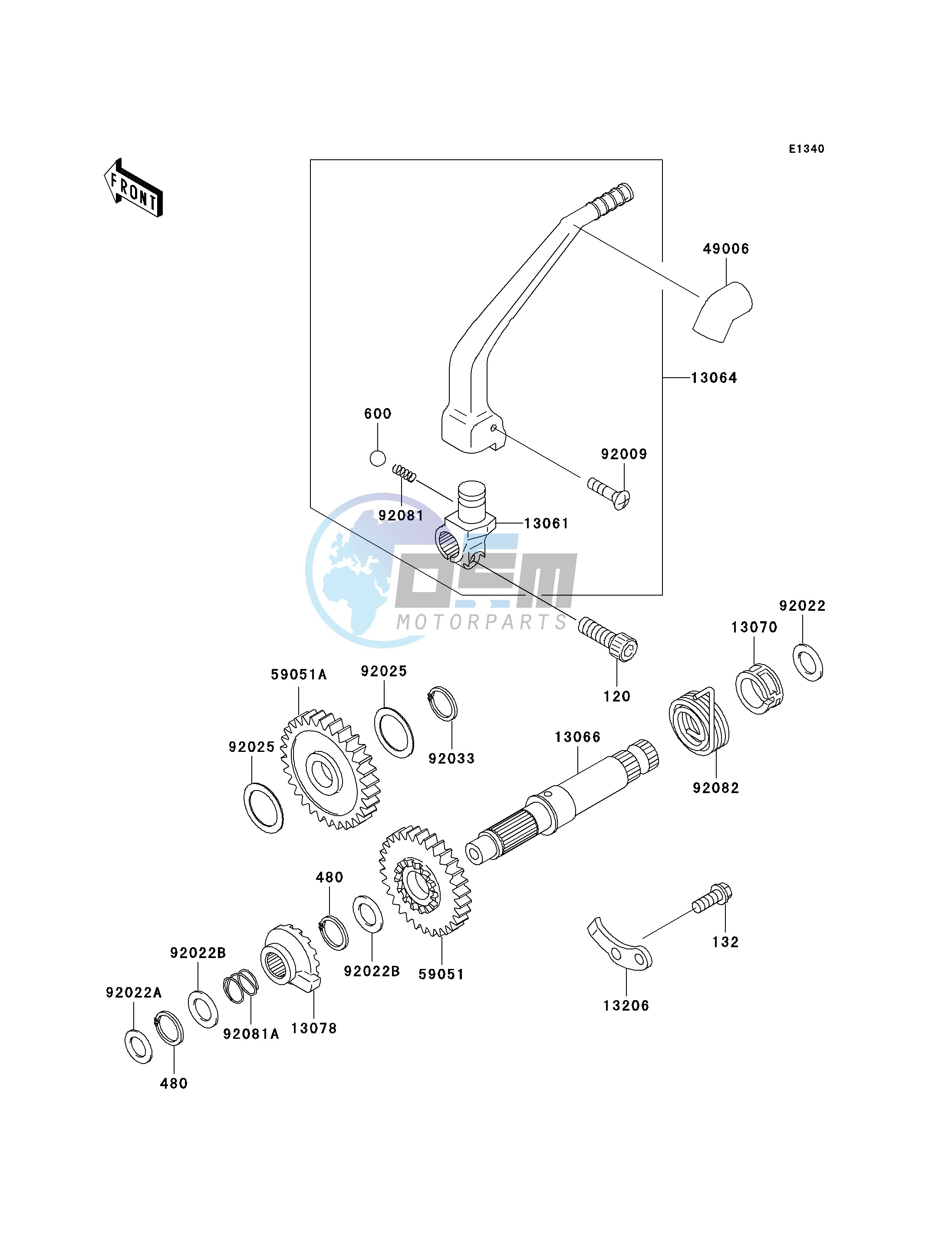 KICKSTARTER MECHANISM