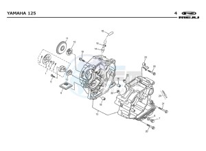 MRX-125-4T-BLUE drawing CRANKSHAFT CARTER  EURO2