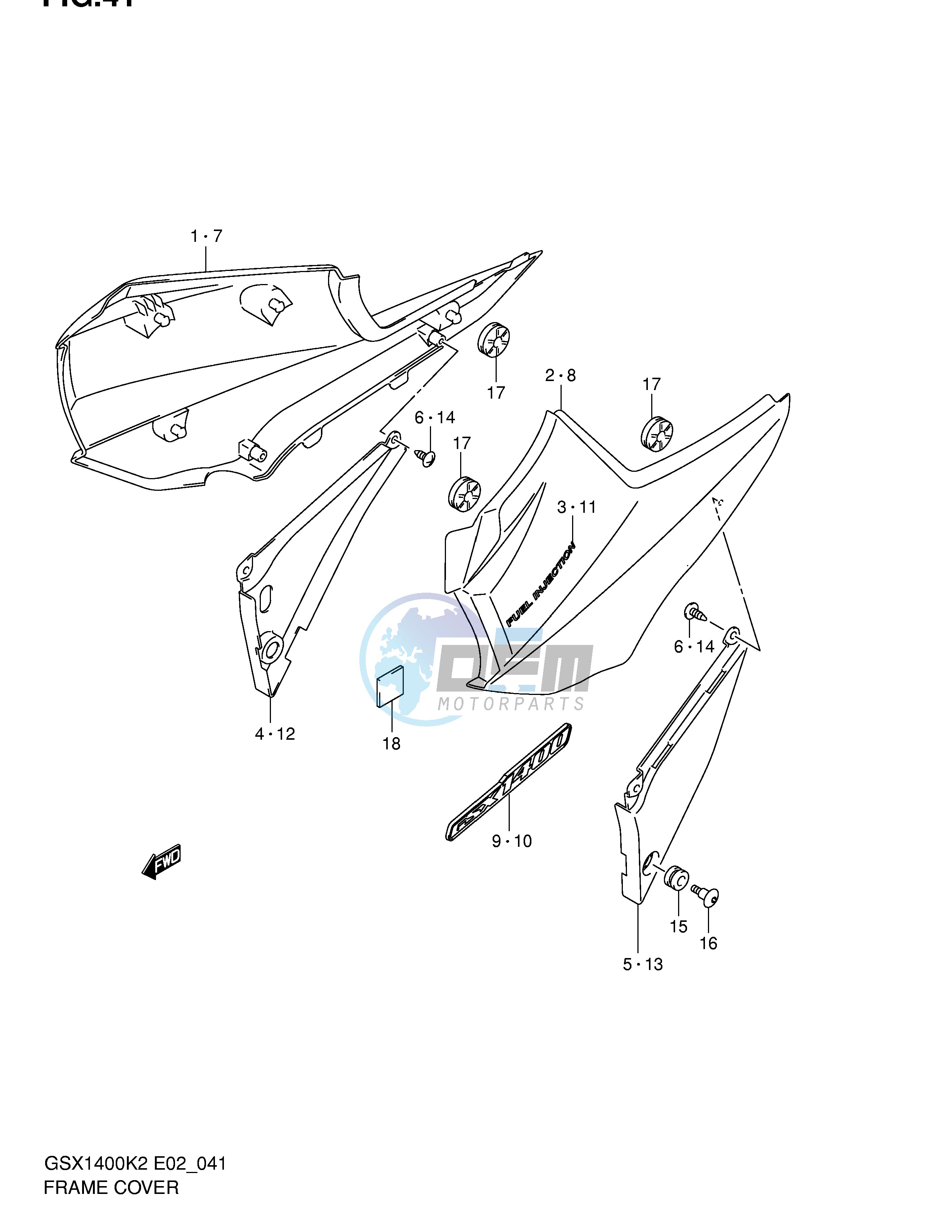 FRAME COVER (MODEL K2)