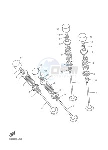 YZF-R1 998 R1 (1KB8 1KB9) drawing VALVE