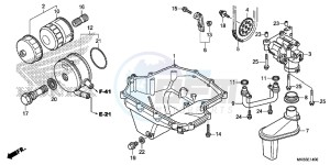 CBR1000SAG CBR1000 ED drawing OIL PAN/ OIL PUMP