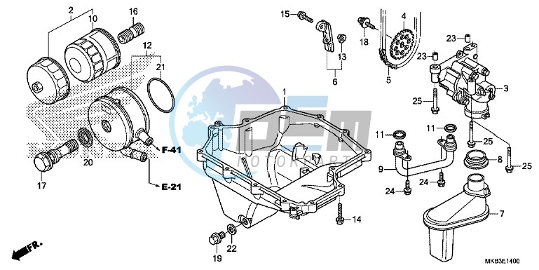 OIL PAN/ OIL PUMP