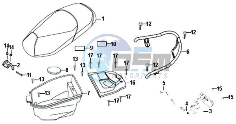 BUDDYSEAT - REAR LUGGAGE FRAME