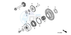 CBR1000RAA BR / ABS - (BR / ABS) drawing STARTING CLUTCH