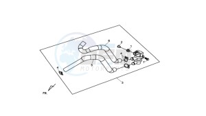 MAXSYM 400 EFI drawing AIRFILTER UNIT