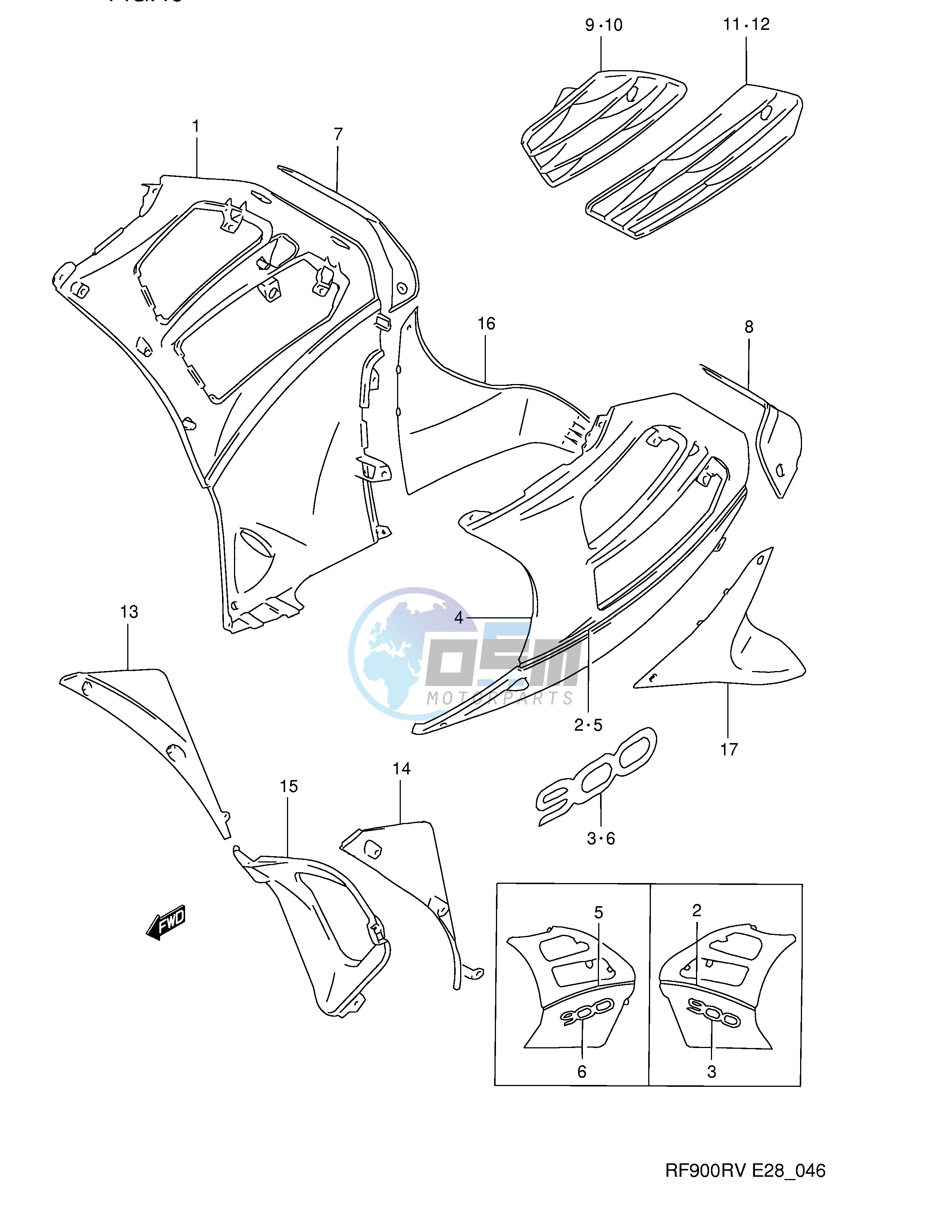 UNDER COWLING BODY (MODEL R)