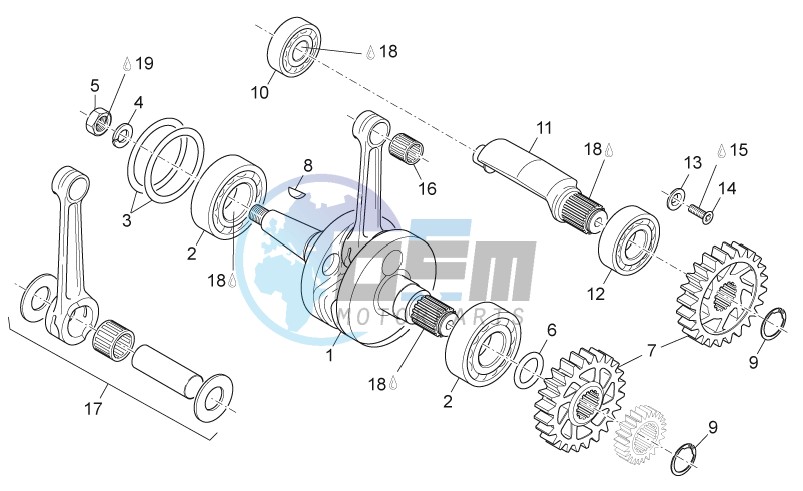 Crankshaft - Balance shaft