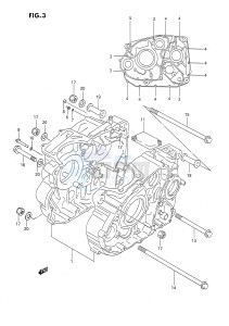 DR650 (E4) drawing CRANKCASE