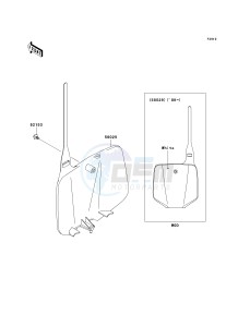 KX 65 A [KX65 MONSTER ENERGY] (A6F - A9FA) A9FA drawing ACCESSORY