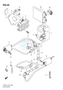 DL650 (E2) V-Strom drawing ELECTRICAL (DL650AL1 E24)