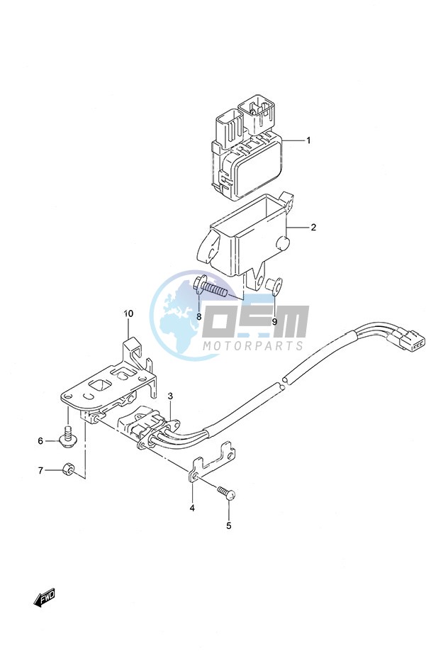 PTT Switch Tiller Handle w/Power Tilt