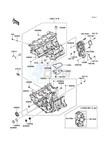 NINJA_ZX-6R ZX600P8F FR GB XX (EU ME A(FRICA) drawing Crankcase