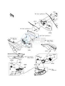 ZZR1400 ABS ZX1400FFF FR GB XX (EU ME A(FRICA) drawing Turn Signals