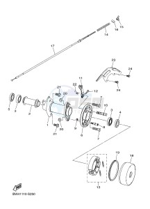 YFZ50 (BW47) drawing REAR BRAKE