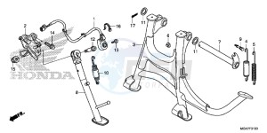 VFR1200XLF CrossTourer - VFR1200X 2ED - (2ED) drawing STAND