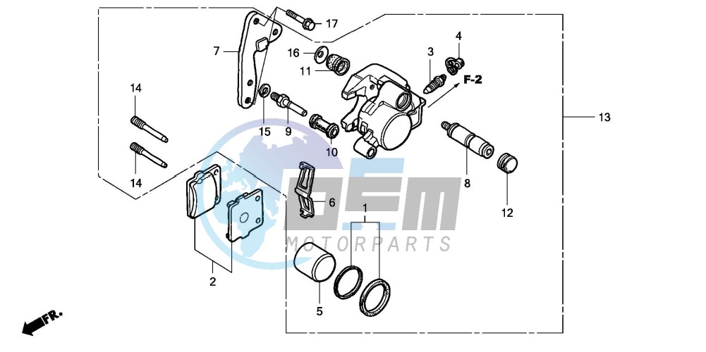 FRONT BRAKE CALIPER