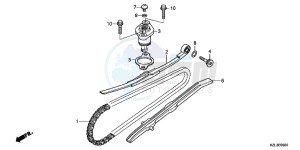 NSC110MPDE NSC110MPDE UK - (E) drawing CAM CHAIN/TENSIONER