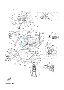 XT660Z TENERE (2BD3) drawing FUEL TANK