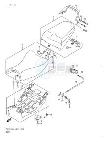 GSF-1250 BANDIT EU drawing SEAT