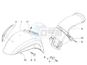 S 125 4T Vietnam drawing Wheel housing - Mudguard