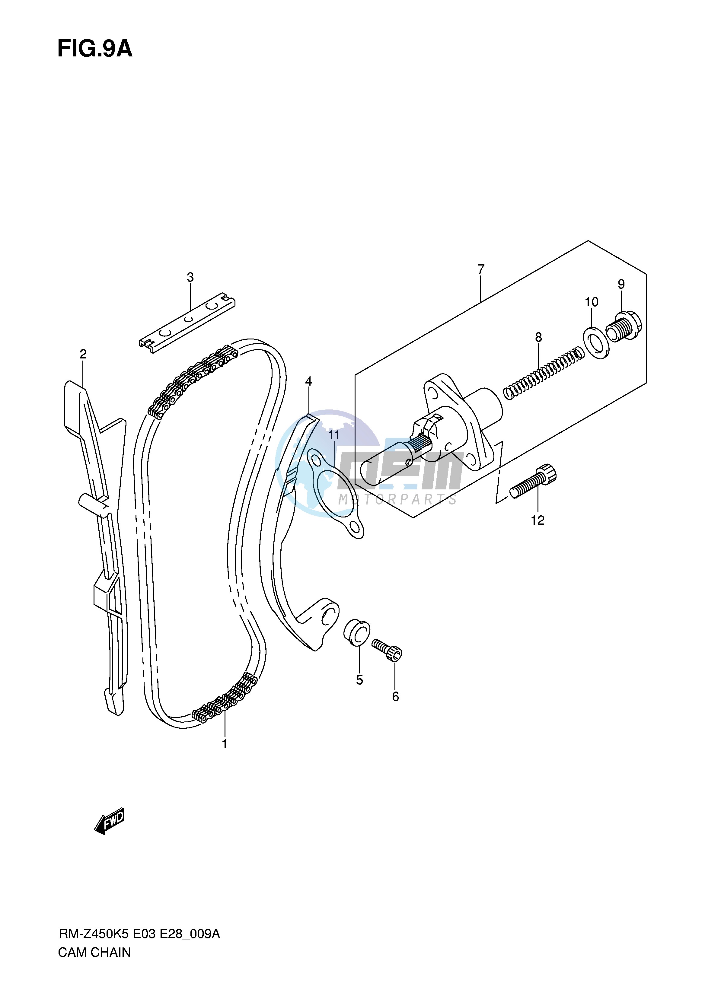 CAM CHAIN (MODEL K7)