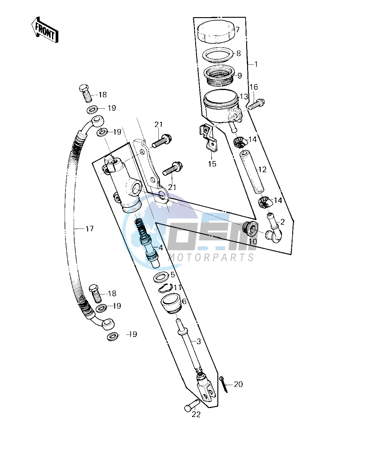 REAR MASTER CYLINDER -- 80 D3- -