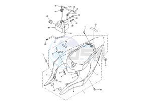 YZF R1 1000 drawing SIDE COVER MY05