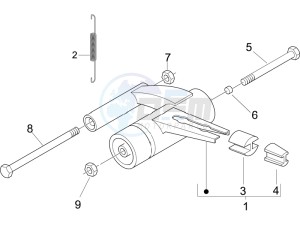 Liberty 50 4T PTT 2007-2012 (D) is drawing Swinging arm