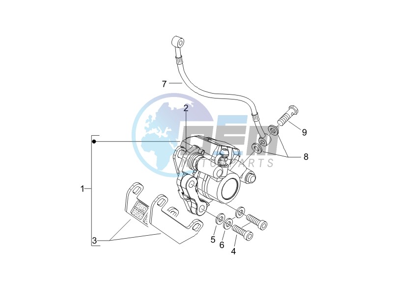 Brakes pipes - Calipers