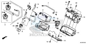 CRF1000DG CRF1000 - Africa Twin - Dual Clutch Europe Direct - (ED) drawing BATTERY