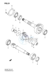 AN400 (E2) Burgman drawing TRANSMISSION (2)