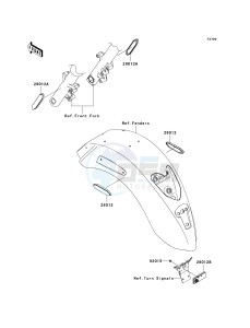 VN 1700 E [VULCAN 1700 CLASSIC] (9G-9FA) E9FA drawing REFLECTORS