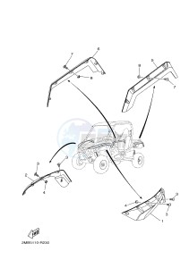 YXE700ES YXE70WPSG WOLVERINE R-SPEC EPS SE (BN52) drawing FENDER